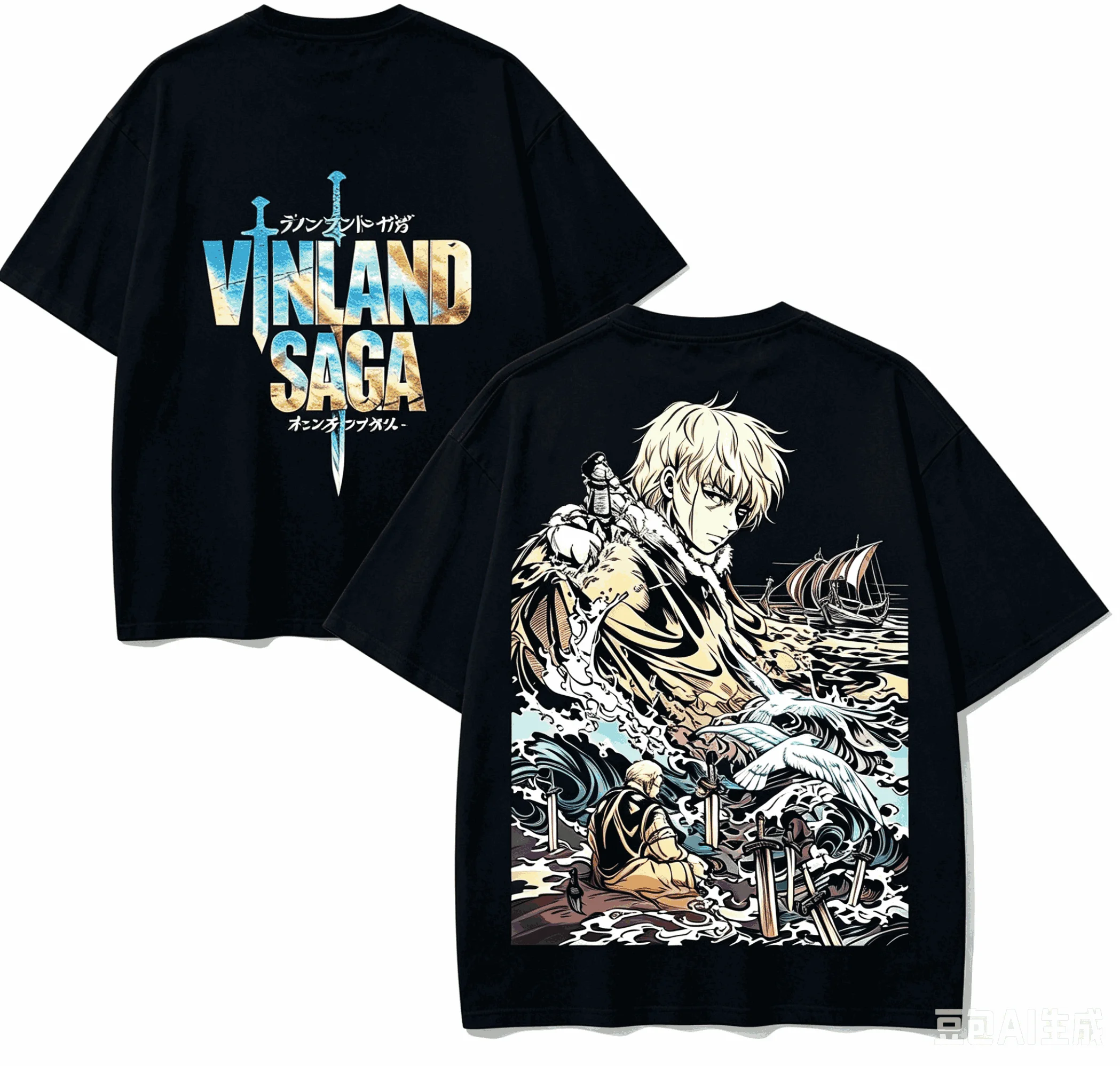 Vinland Saga Anime Lover T-shirt Harajuku Cotton New Model High Street Retro Fashion Oversized Unisex hot product Classic soft