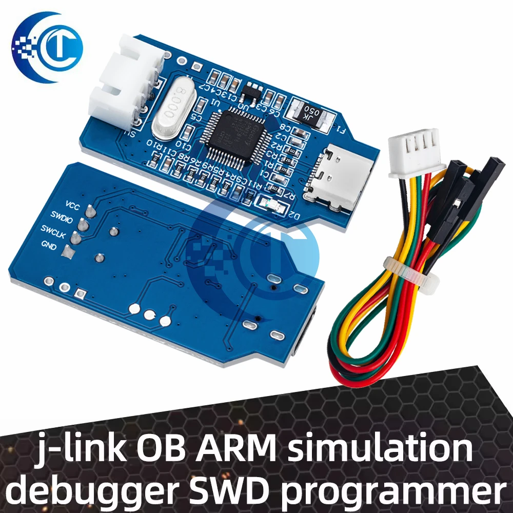 Compatible For j-link OB ARM simulation debugger SWD programmer STM32 download Jlink generation V8