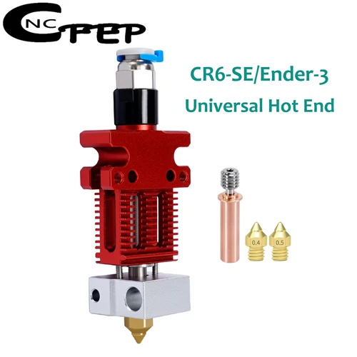 CR-6 SE J-head cabezal de impresión ensamblado Hotend Kit extrusor de extrusión de Metal piezas de impresora 3D para Ender 3 CR5 PRO CR6 SE