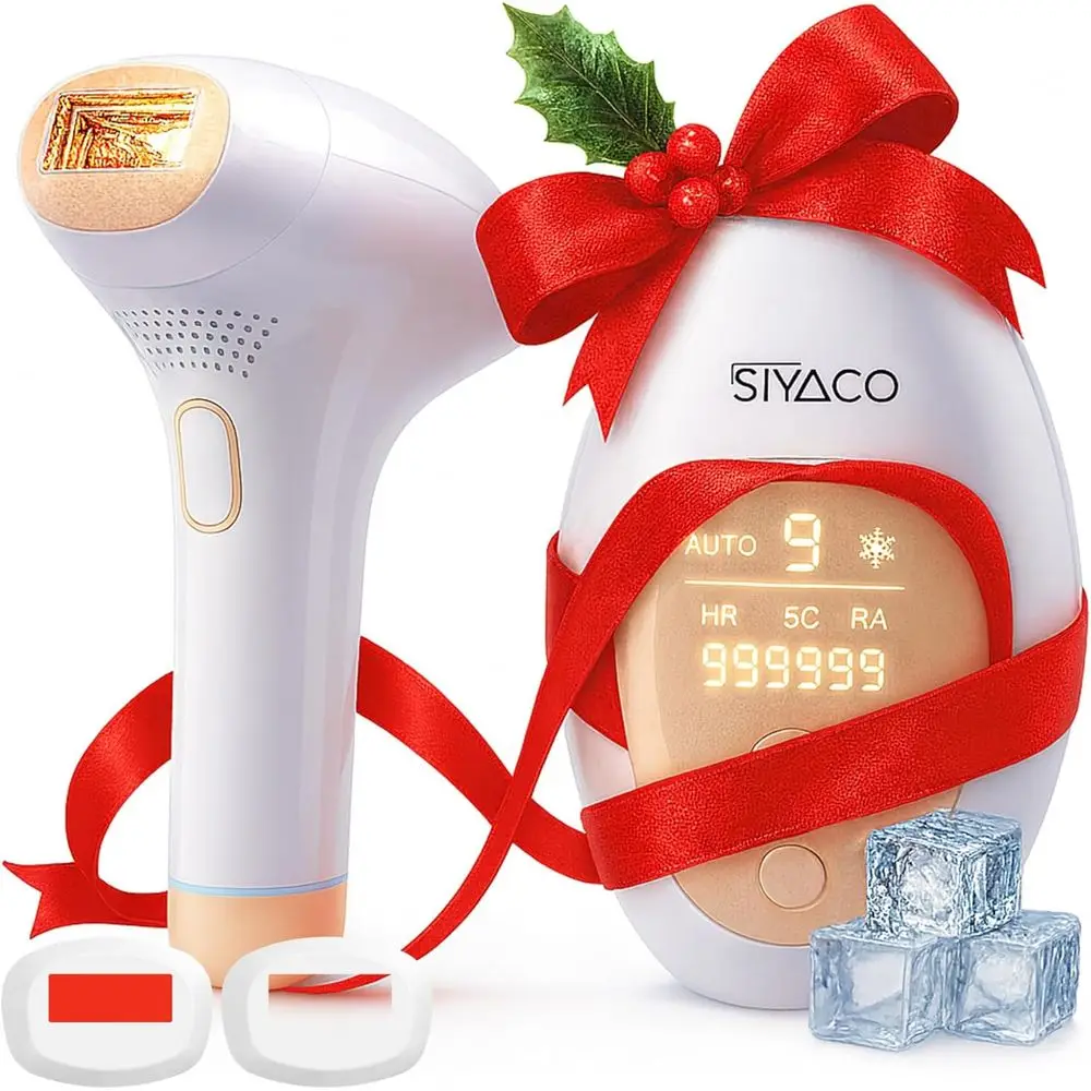 

Домашний IPL-аппарат для удаления волос для женщин и мужчин - 45 ° Контактное охлаждение для удаления волос, 86% уменьшение волос за 3 недели, для всего тела