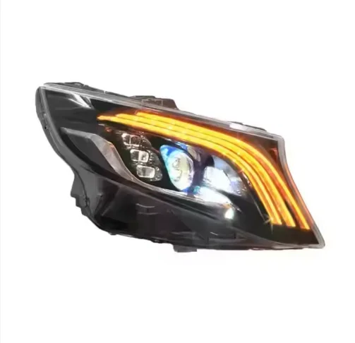 SJC High Quality LED Headlight for Mercedes Benz VITO W447 V260 V250 2016-2021Headlamp Daytime Running Lights Plug and Play