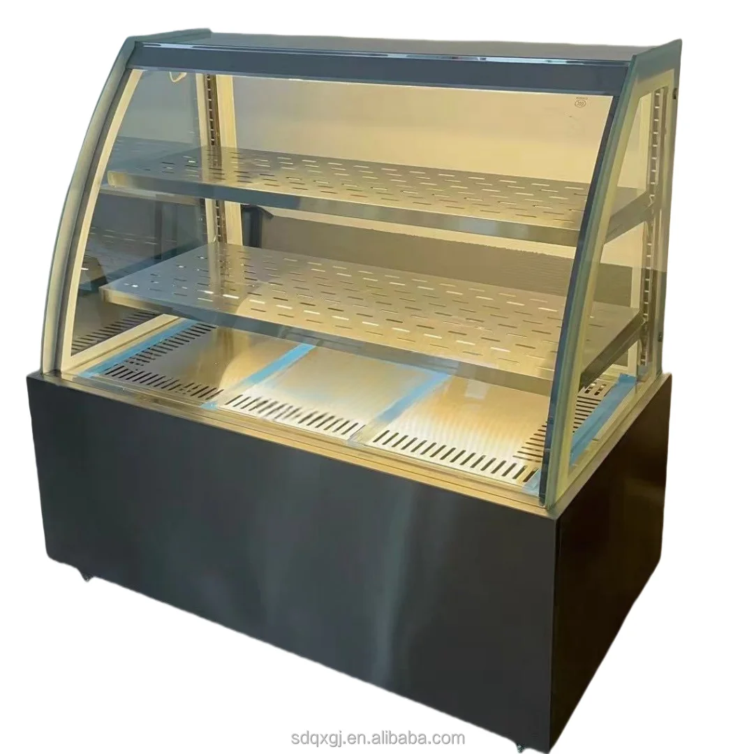 Commercial 220V Stainless Steel Desktop Incubator Electric Hamburger Tart Heating Cabinet Restaurant Food Displaypromote sales