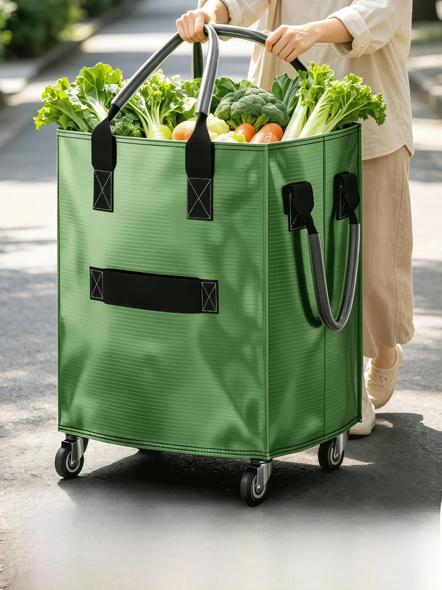 large-portable-waterproof-shopping-cart-foldable-vegetable-buying-car-travel-storage-tray-plastic-material-for-adults-in-china
