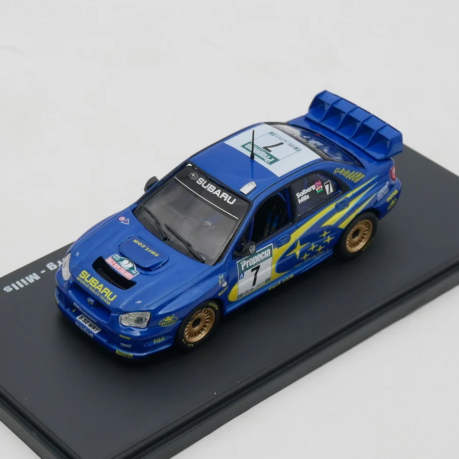 Ixo 1:43 Scale Diecast Alloy Subaru Impreza S9 WRC 2003 Toys Cars Model Classics Nostalgia Adult Gifts Souvenir Static Display