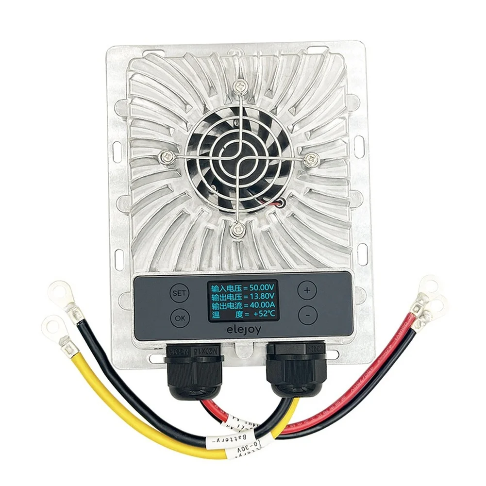 وحدة تحكم بالشحن بالطاقة الشمسية 600 وات لـ M PPT جهاز التحكم بالشحن بالطاقة الشمسية جهد قابل للتعديل 10-30 فولت شاشة الكريستال السائل أداة المعدات الكهربائية #5