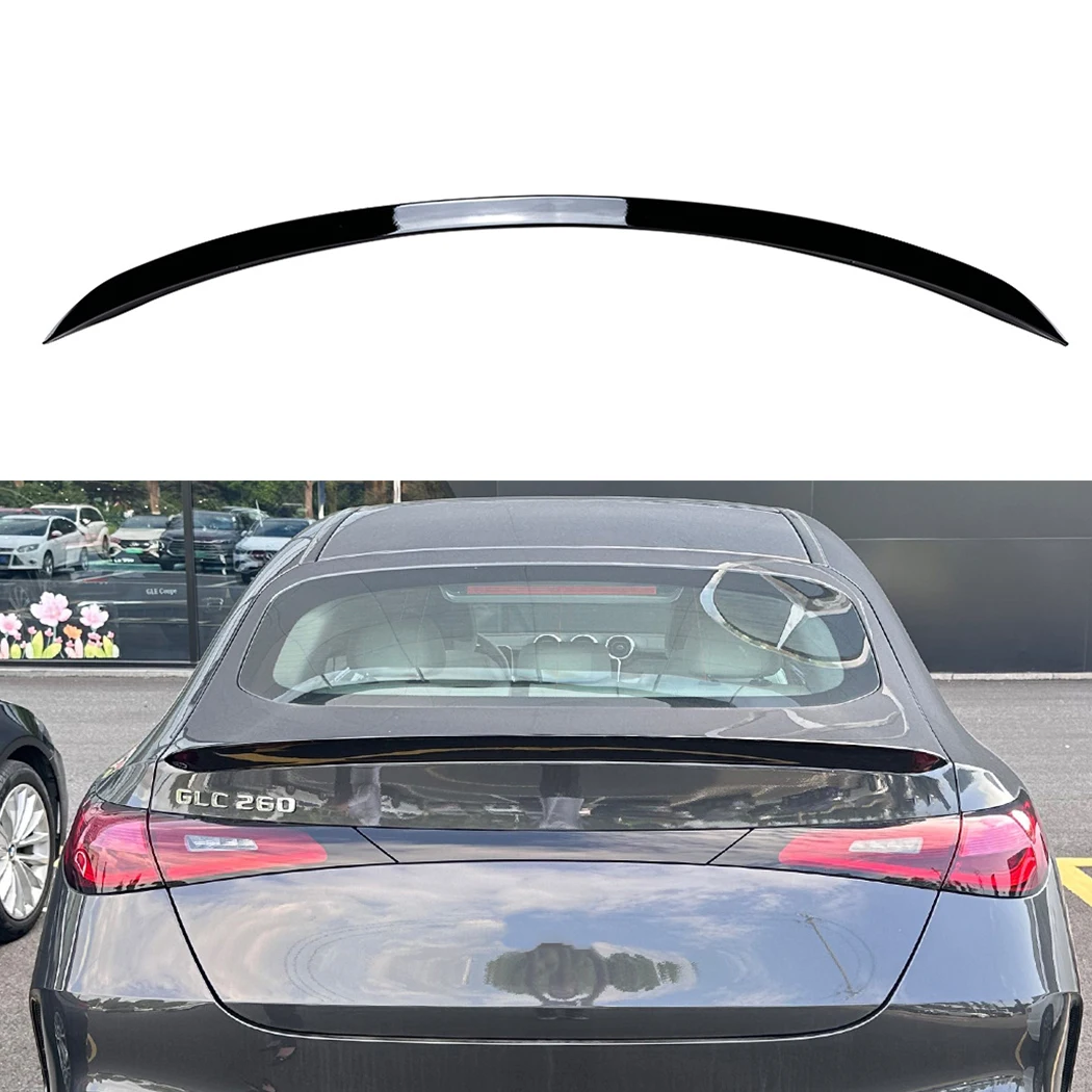 Rear Roof Spoiler Wing For Mercedes Benz GLC Coupe C254 GLC300 400 AMG 2023 2024 Car Rear Roof Trunk Spoiler Lip Trim