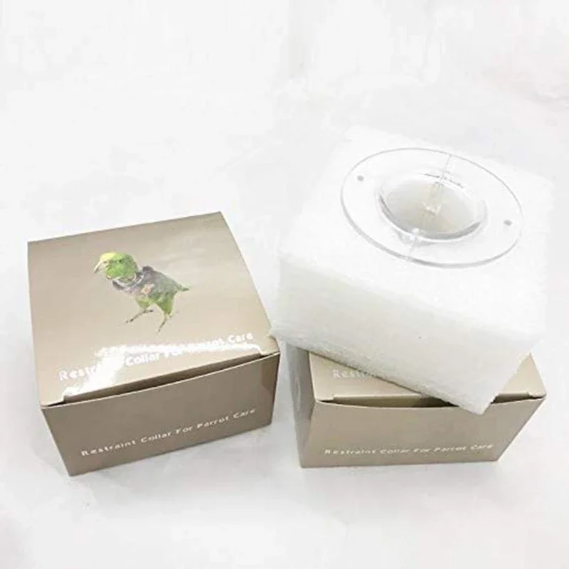 

Елизаветинский ошейник с попугаем для выщипывания перьев, защитные конусы для заживления ран для маленьких, средних и крупных