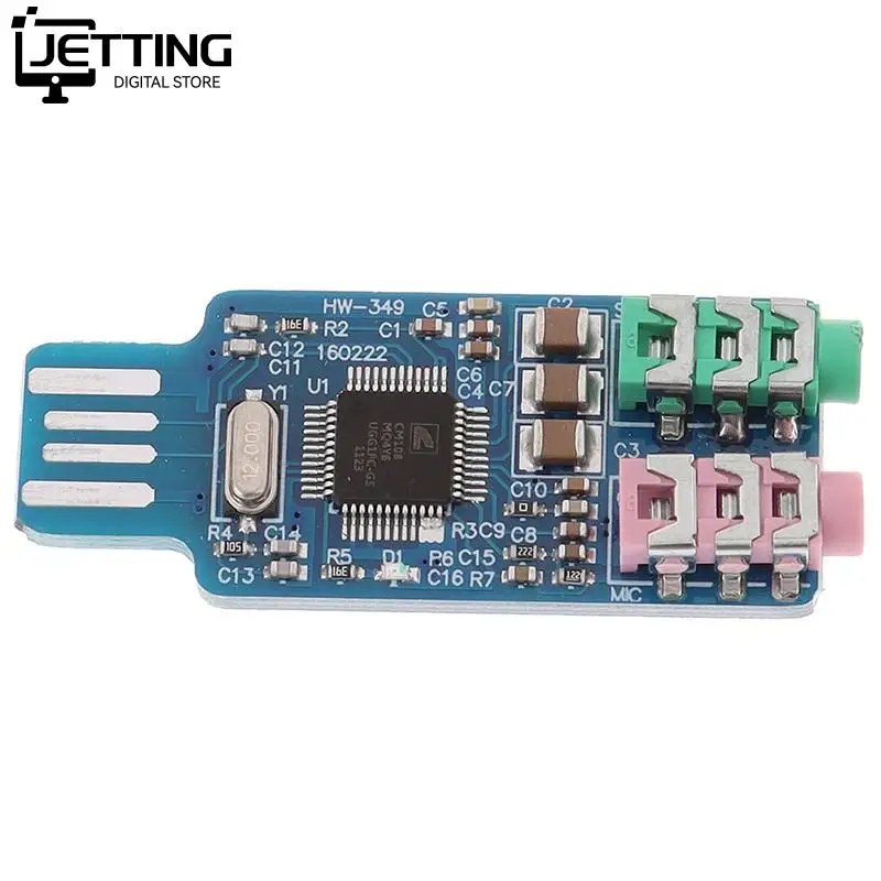 CM108 USB Drive Free USB Sound Card Laptop Computer External Sound Card Module