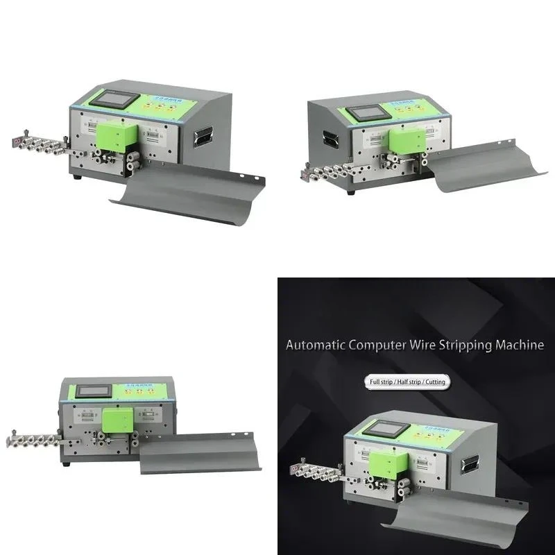 Automatic Wire Stripping Machine Single Double High Precision Computer Controlled Cable Stripper for 0.5-15mm Wire Processing