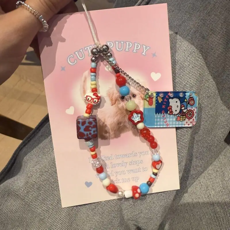 

Kawaii Sanrio Hello Kitty Dopamine Ccd камера мобильный кулон креативный мультяшный брелок аксессуары подарок на день рождения для девочек периферийные устройства