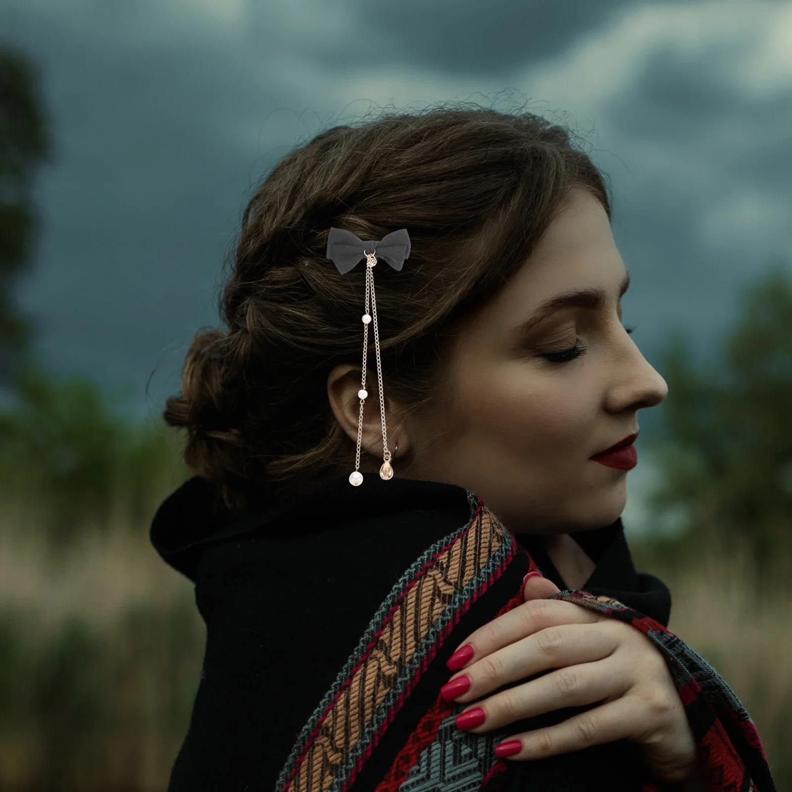 2 stuks mode schattige haarboog clip unieke stijl strik haarspeldje voor vrouwen speciale gelegenheden bruiloft bruids douche