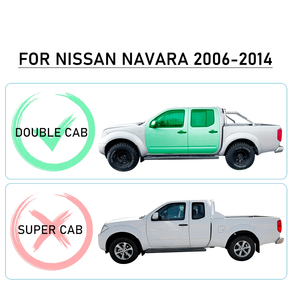 Side Window Deflector Visors For Nissan Navara D40 2006-2010 2011 2012 2013 2014 Weathershields Sun Rain Guard Car Accessories