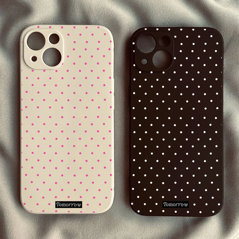 INS Polka Dot Small Fresh Phone Case For Samsung Galaxy S25 S24 S23 S22 S21 S20 S10 Note 20 Edge Lite Ultra Plus FE 4G 5G Cover - náhled 2