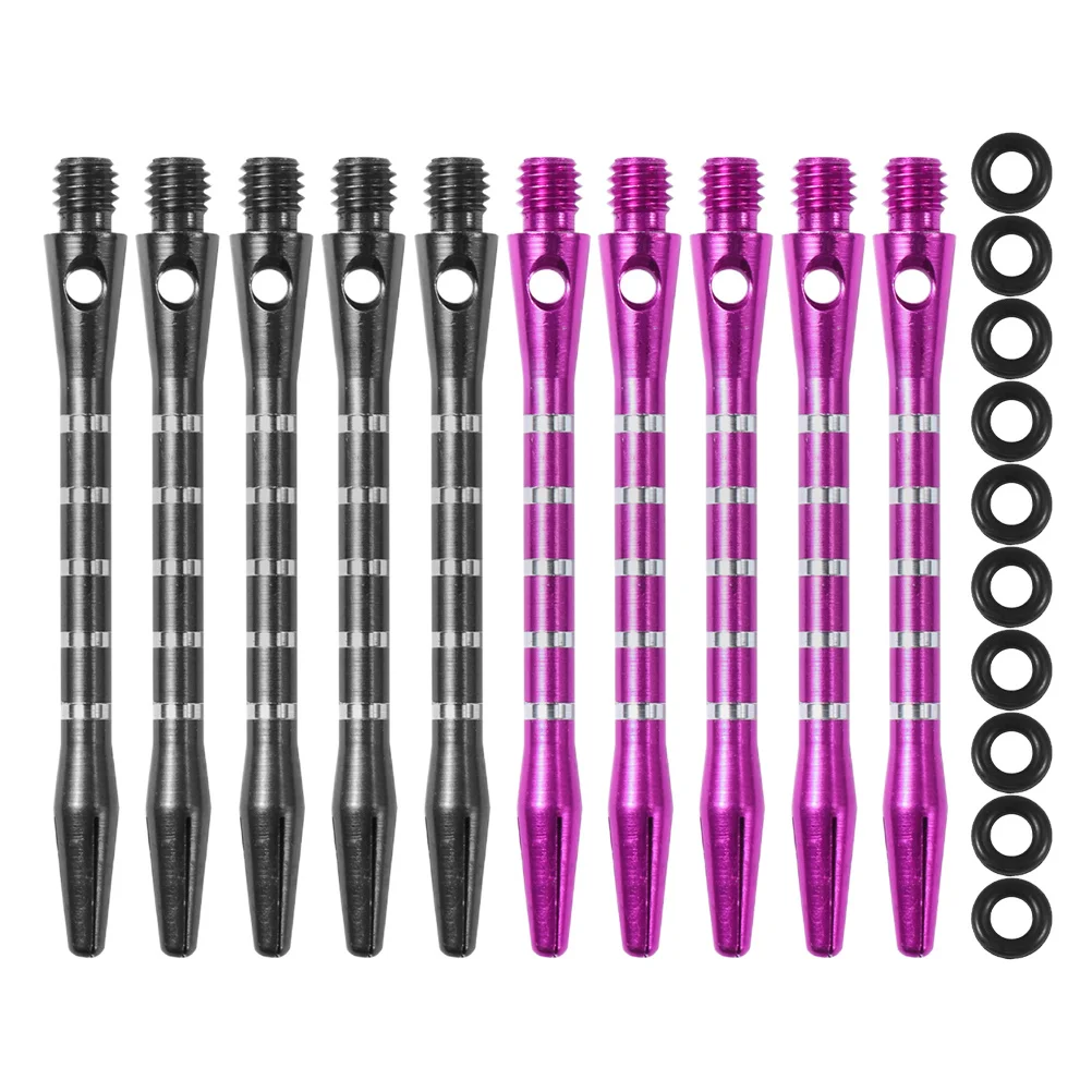 10 jeux de tiges filetées en alliage d'aluminium, arbres Standard 2Ba, poignée moletée légère et antidérapante pour pointes en acier, remplacement Portable