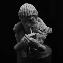 Resin soldier 1/10 ANCIENT SOLDIER Flash In The Night BUST Model Unassambled Unpainted Figure Building Kit