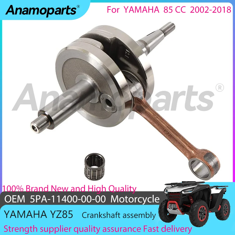 Motorcycle engine Crankshaft assembly parts fits for 2002-2018 YAMAHA YZ85 YZ 85 CC 85CC 5PA-11400-00-00