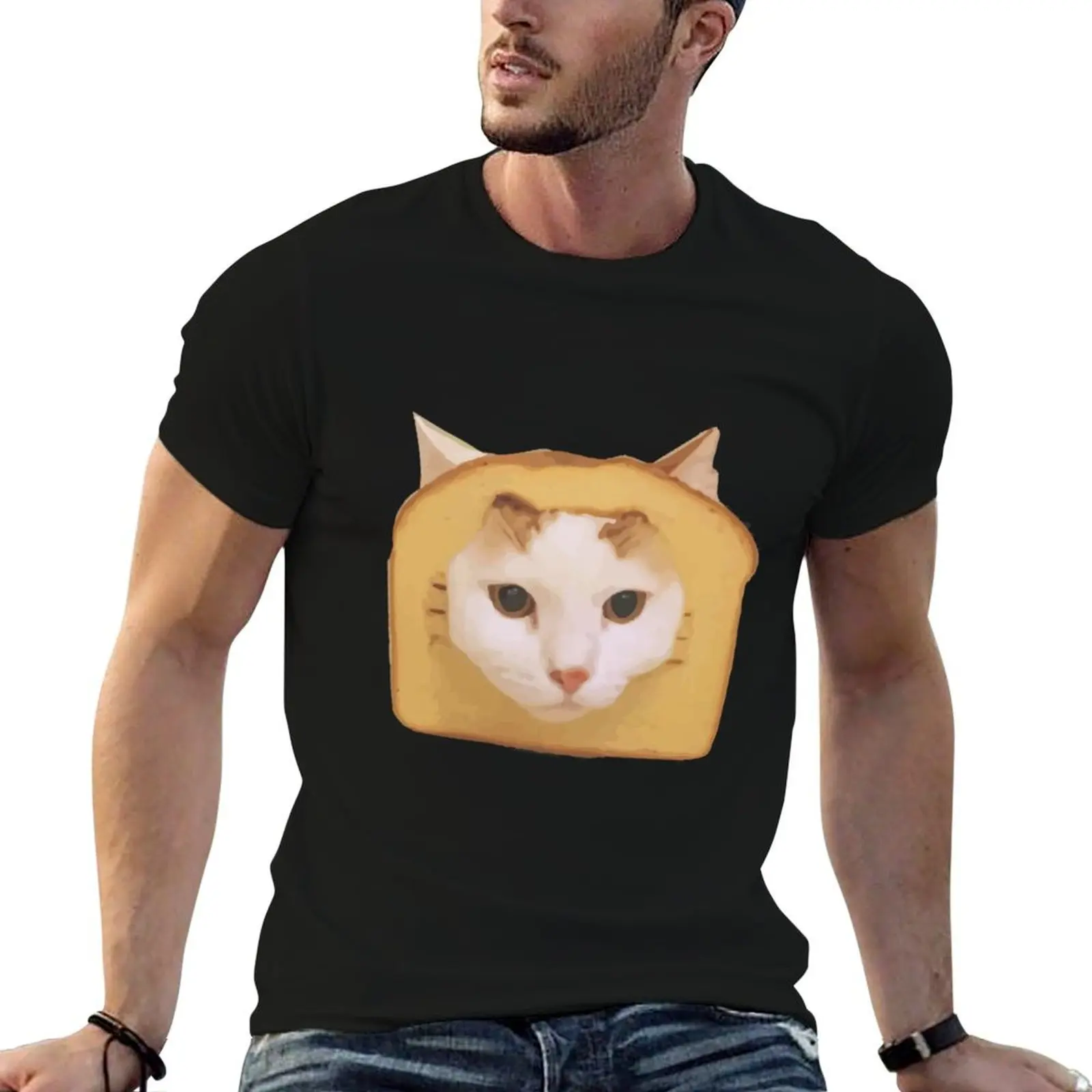 William Osman Cat T-Shirt Casual Fashion Short Sleeve Cotton T-Shirt