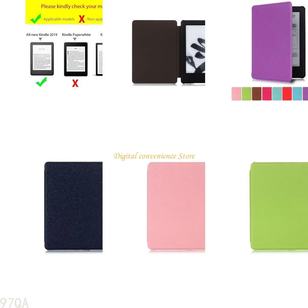 

97QA Case for New 10th Generation 2019 Released Premium PU Leather for Smart Cover with Auto Sleep and Wake Magnet