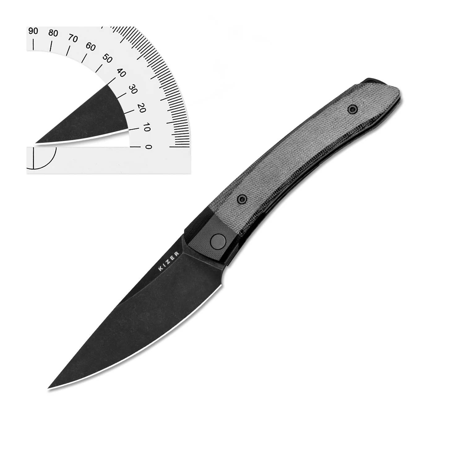 Kizer Hunting Folding Knife Momo V4663A1/V4663A2 Nitro-V With  Black G10&Micarta Handle For 2025 New Survival EDC Tools Knives