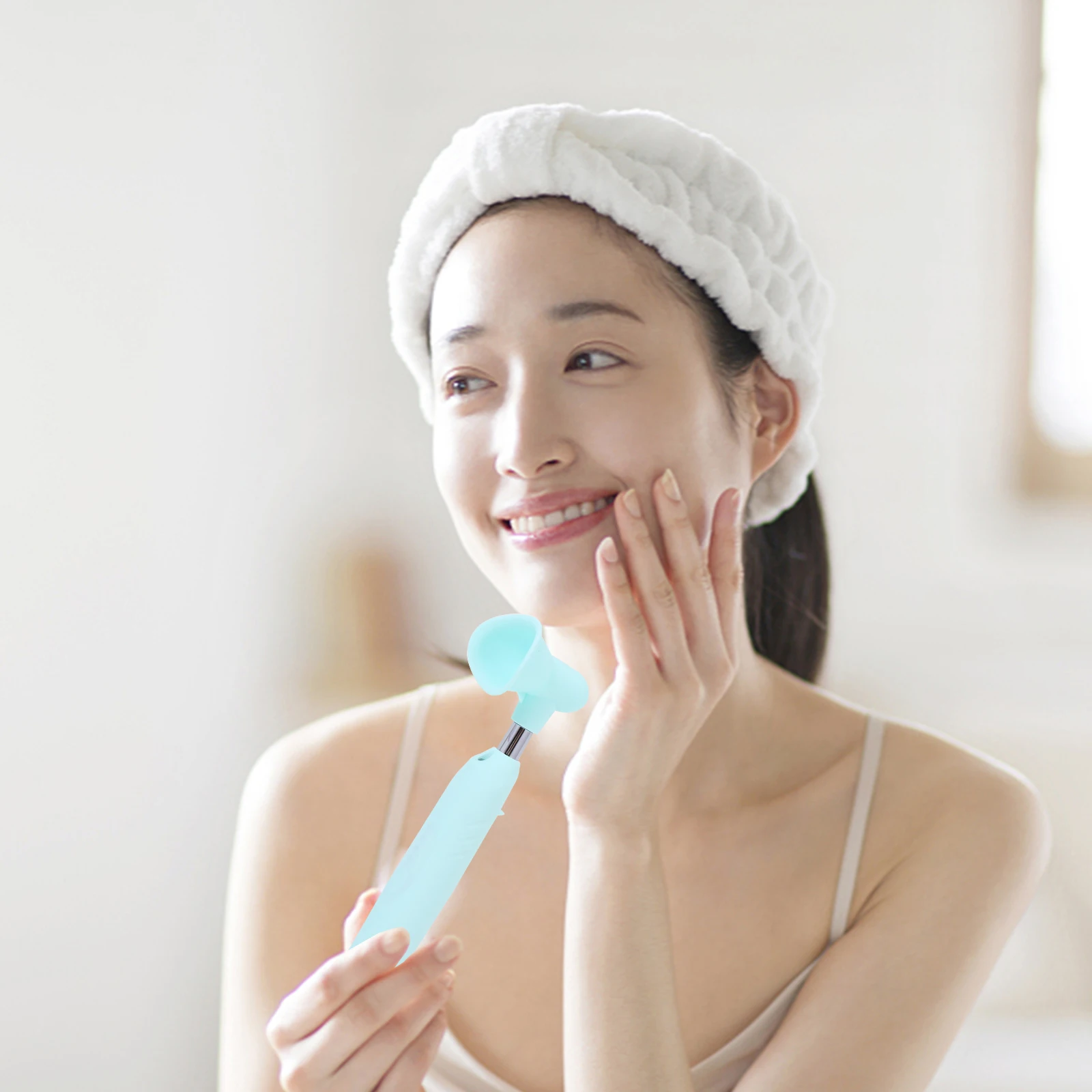 

1 Set Hand Held Eye Cleaner Portable Electric Eye Care Tool Mist Sprayer For Dry Cracked Skin Soften Easy Carry Office Travel