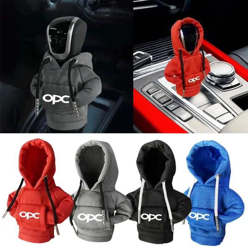 Hoodie Auto Schaltknauf Abdeckung Manuelle Griff Ändern Hebel Abdeckung Für Opel OPC Astra G H J K F Corsa D Zafira B Insignia Mokka