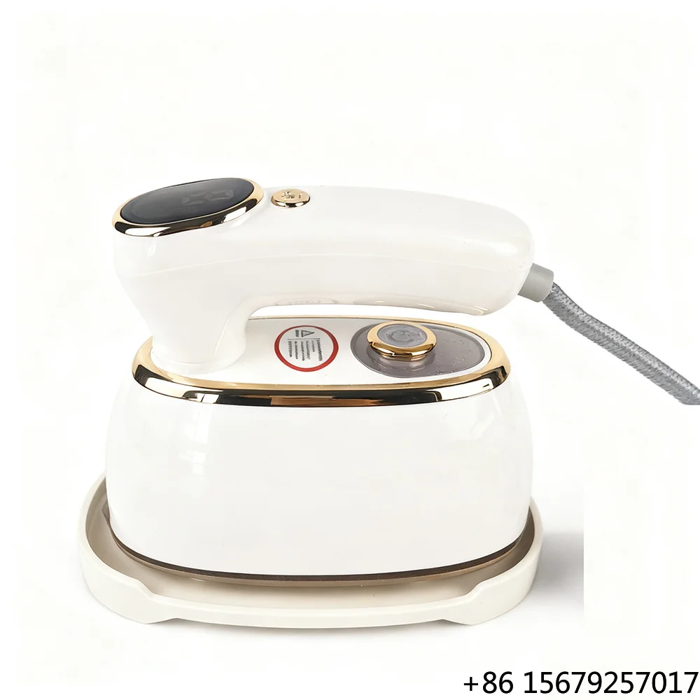 Mini Travel Iron Electric 1200W Fast Heating Ceramic Soleplate 220ml Water Tank Clothes Steamer 1.6m Cord 1 Year Warranty