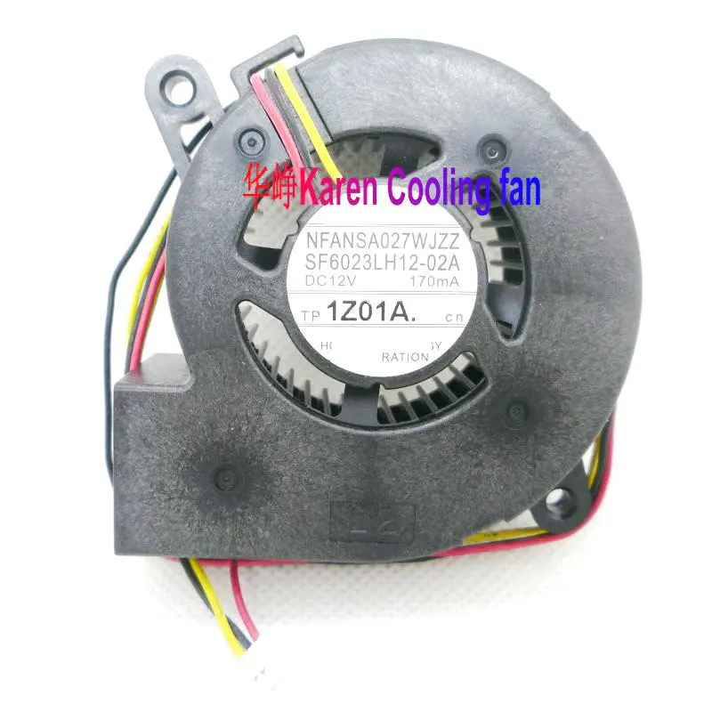 SF6023LH12-02A NFANSA027WJZZ DC12V 170mA 3-wire 3-pin project Blower fan