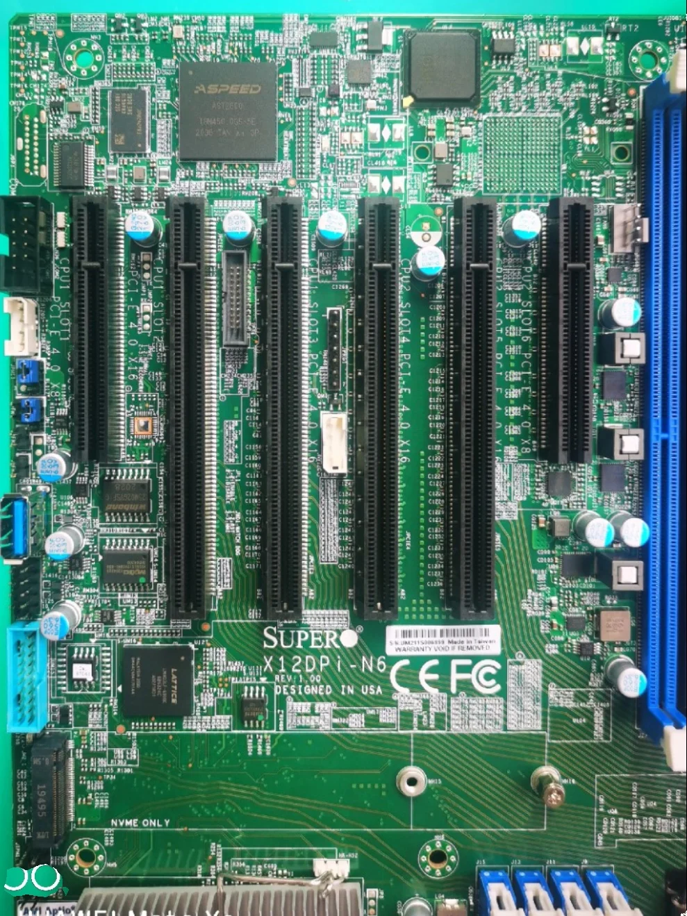 X12DPI-N6 main board support ICE LAKE series 8380 6346 8362 8375C