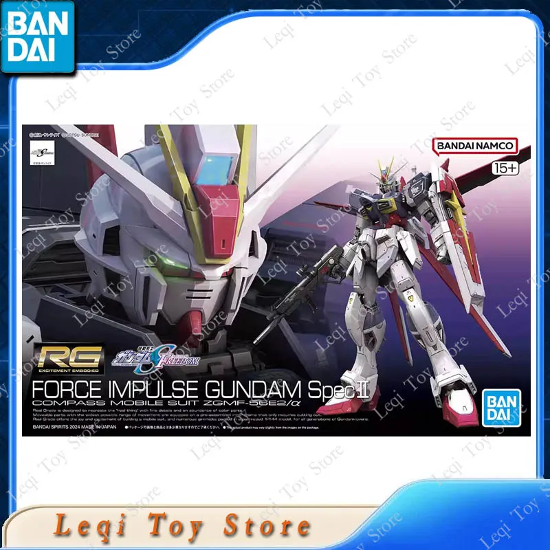 Bandai Originele Echte RG KRACHT IMPULSE GUNDAM SPECII ZGMF-X56S/α Action Anime Figuren Speelgoed Gift Montage Model Ornamenten