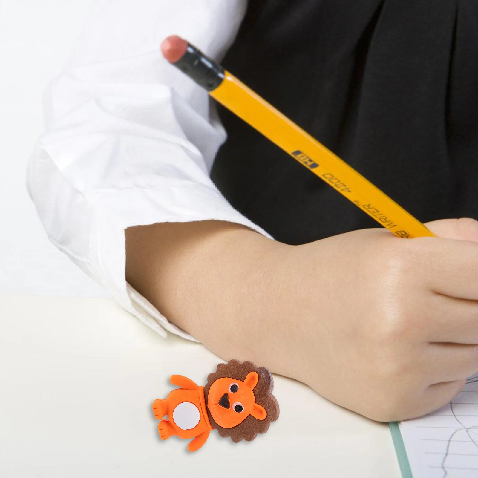 

24pcs 3D Lion Shaped Mini Erasers For Multi-Function School Pencil Erasers Student Supply Accessories