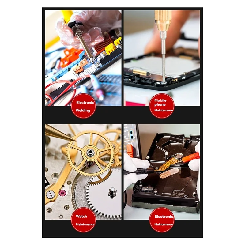CYCLI-Electronic Soldering Helping Hands Tool  With 3X Magnifier LED Flashlight USB Welding Smoke Exhaust Fan For PCB IC Repair
