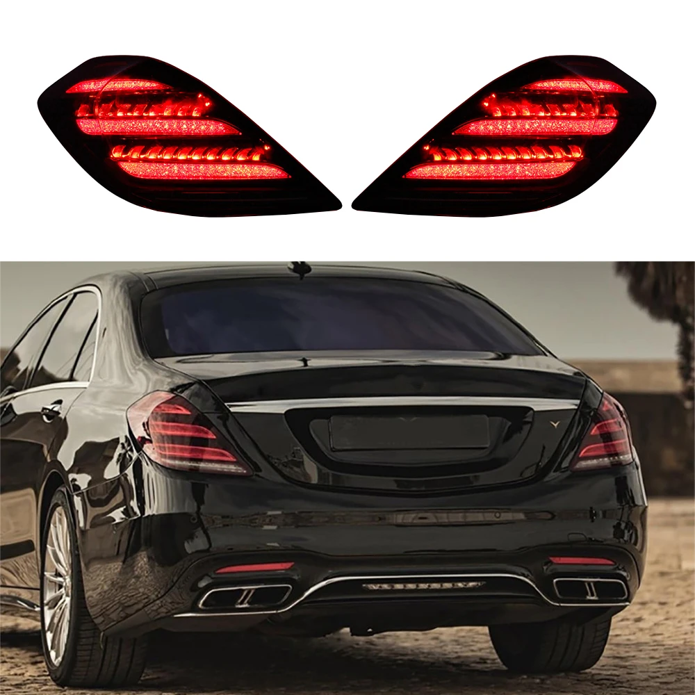 

1Pair Taillights Upgrade To New S Class Taillight For Mercedes Benz W222 S Class 2014-2022 Rear Lamps Car Auto Parts