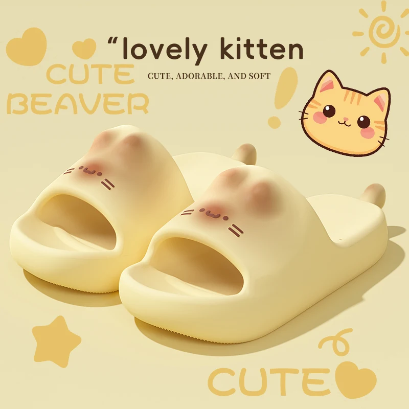 

Bathroom Women's Slippers 2026 New Indoor Home Bathing Anti-Slip Deodorant Thick Bottom Silent Cute Little Sandals