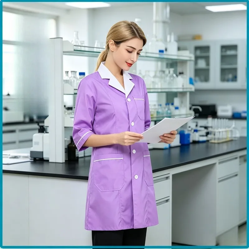 Beauty Salon Beautician Work Clothes, Women's Spring and Summer Skin Management Nurse Clothes, Doctor Clothes
