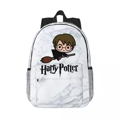 Harry Potter Nova moda de alta capacidade à prova d'água mochila universitária na moda laptop bolsa de livro de viagem 15 polegadas