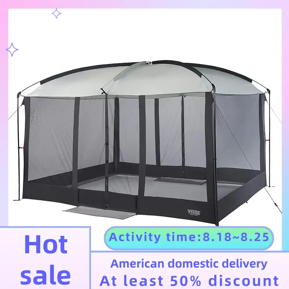 Picnics Beach Tent Camping Tailgating Magnetic Screen Shelter for Camping Gazebos for Outdoor Gazebo Travel and MoreFreight Free