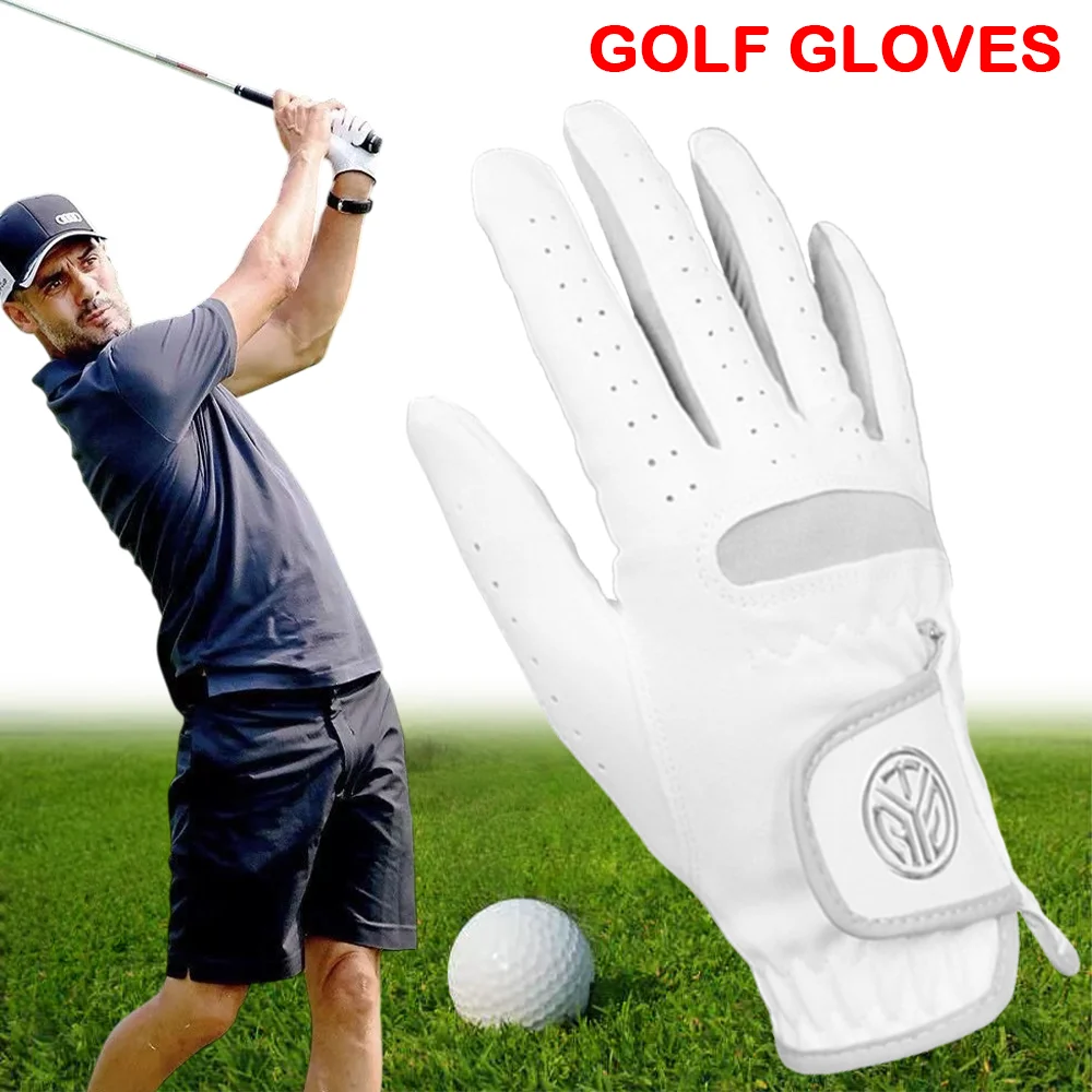 

Breathable Microfiber Golf Gloves Professional Anti-Slip Riding Sports Gloves Customizable Logo Durable Elastic Golf Gear