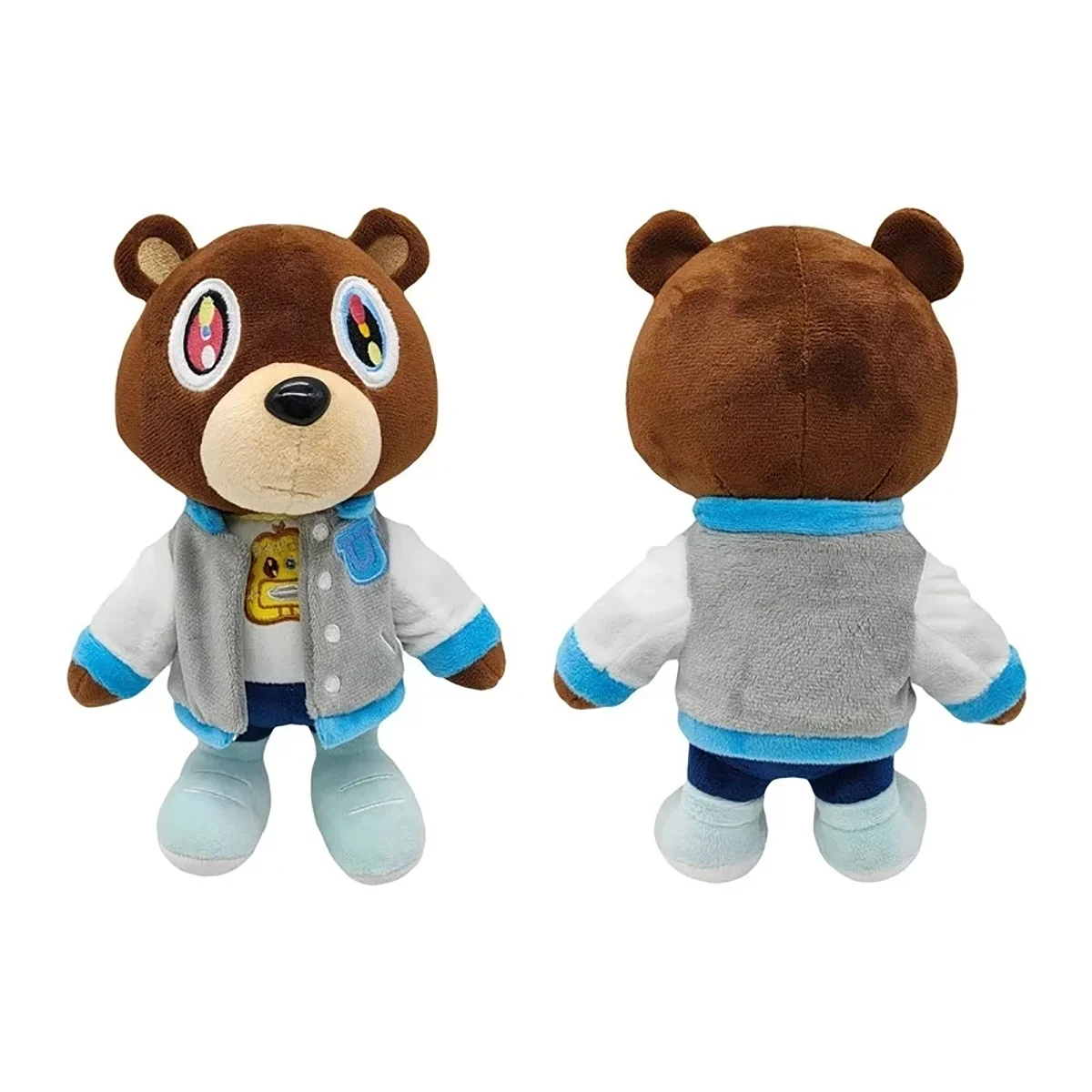 Drop Shipping Kanye Bear Plush Toy Stuffed Animal Plushie Doll Toys Custom Kanye West Bear for Graduation Pokemon plush  bear