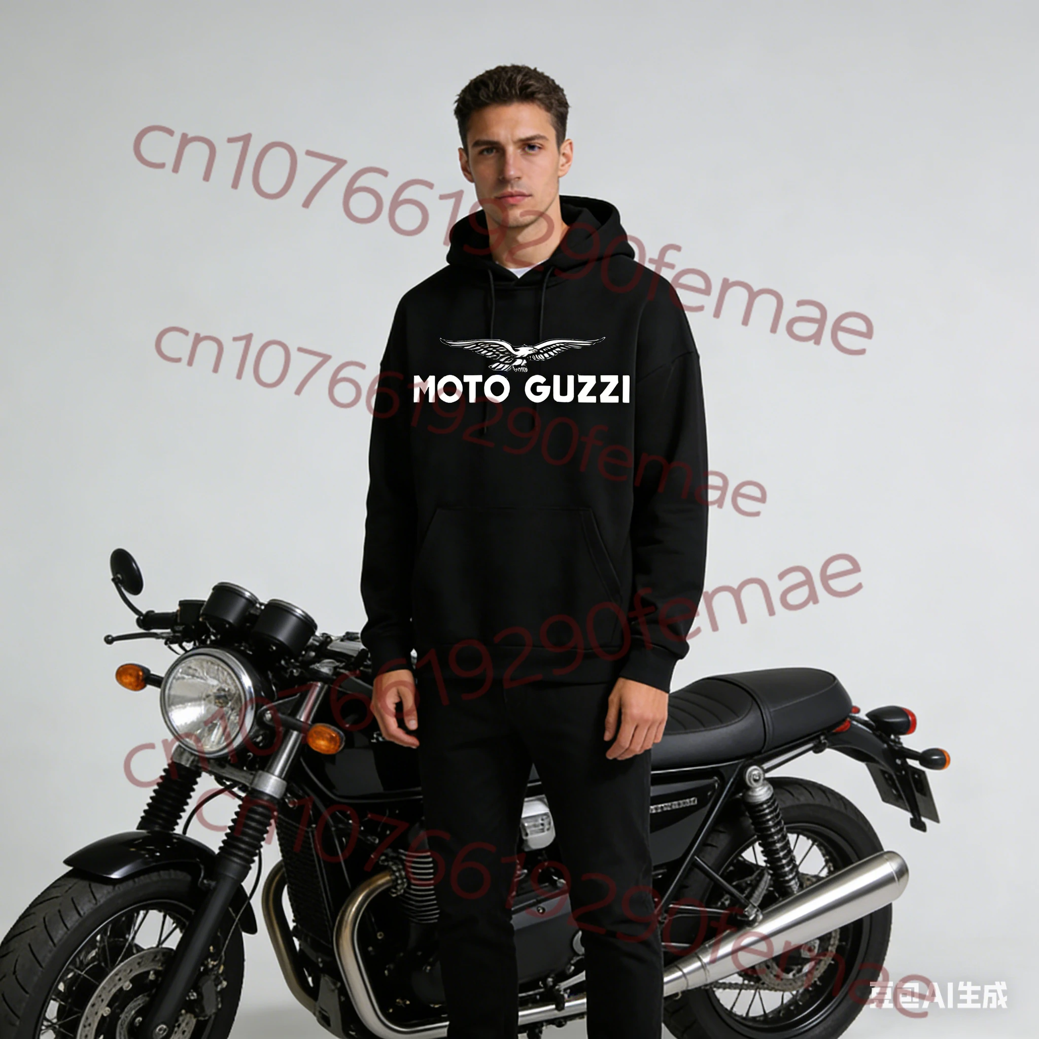 

Men's 2026 New MOTO GUZZI Print Hoodie,Cotton for Spring/Autumn/Winter, Comfortable for Home and Outdoor Wear