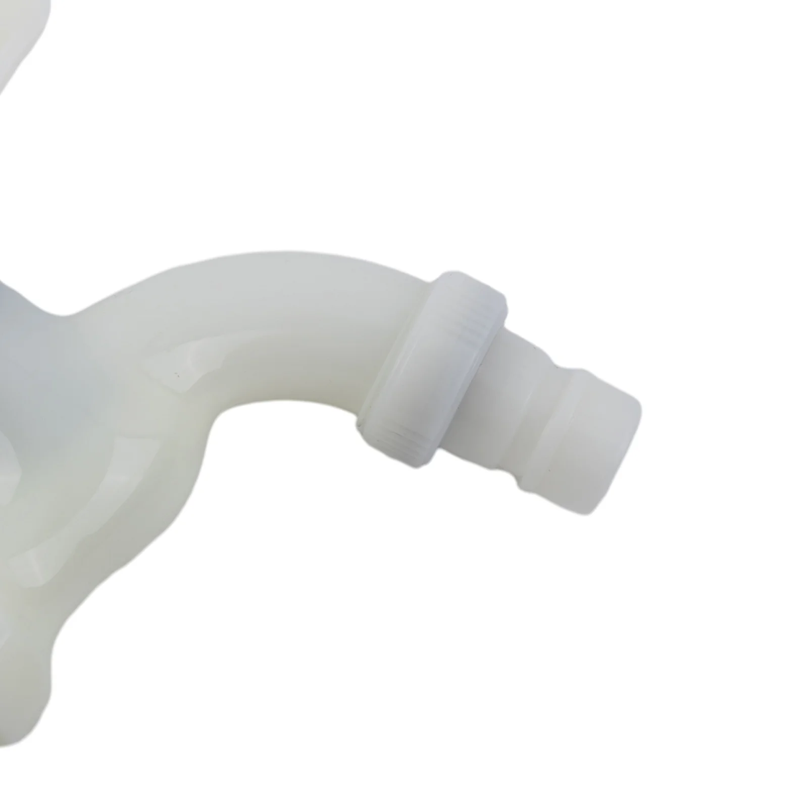 Robinet d'eau froide unique en plastique, buse de robinet antidérapante G1/2 mâle, couleur naturelle, connexion rapide