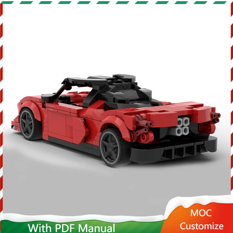 

334 PCS Performance Luxury Supercar Model Building Blocks Speed Vehicle Bricks Toys Children Adults DIY Assembly Christmas Gifts