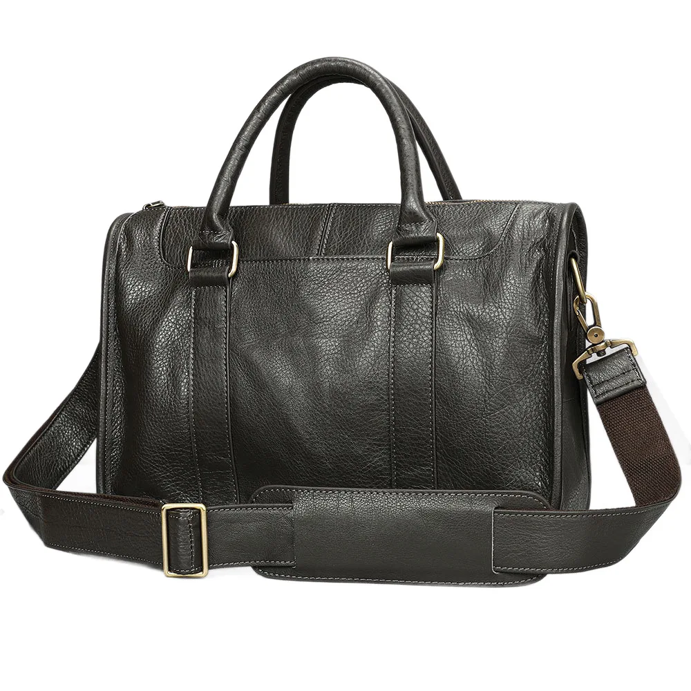 Vintage Soft Leather Crossbody Bag for Men, Top Layer Cowhide