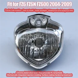 Fit For 2006 - 2009 FZ6 Fazer FZ6N Motorcycle Headlight Assembly Headlamp Front Light FZ-6N 2007 2008 Head Lights