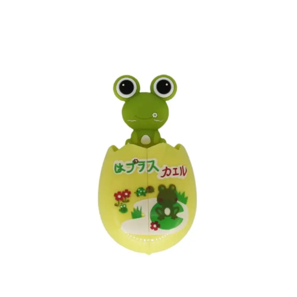 Plastic Animal Egg-shaped Toothbrush Holder Double Suction Cup Cartoon Animal Children Toothbrush Holder Anti-bacterial