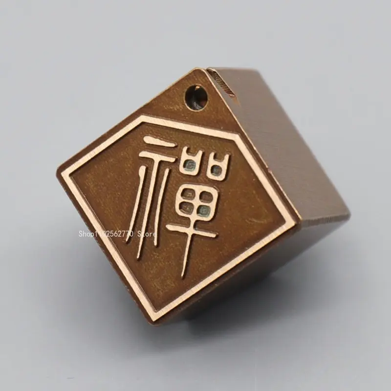 Mini Zen Square Type Line Incense Insert Pure Copper Small Incense Burner Pan Incense Holder DIY Home Incense Burner Ornaments