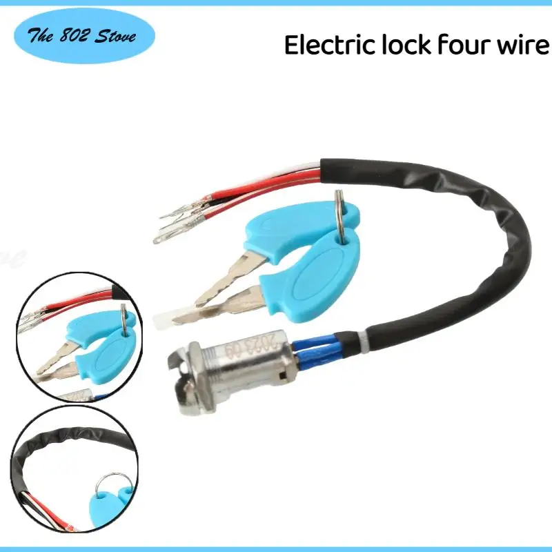 

4 Wire Ignition Key Switch Replacement for 2 Stroke Quad Bike Scooter & ATV – High Durability & Easy Installation