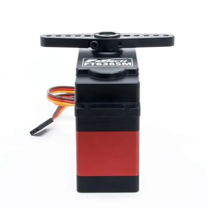 65KG Digital Servo 12bit Magnetic Encoded 360 Degree Angle Controllable 7.4V Full Metal Steel Gear For RC Car Helicopter FT6365M