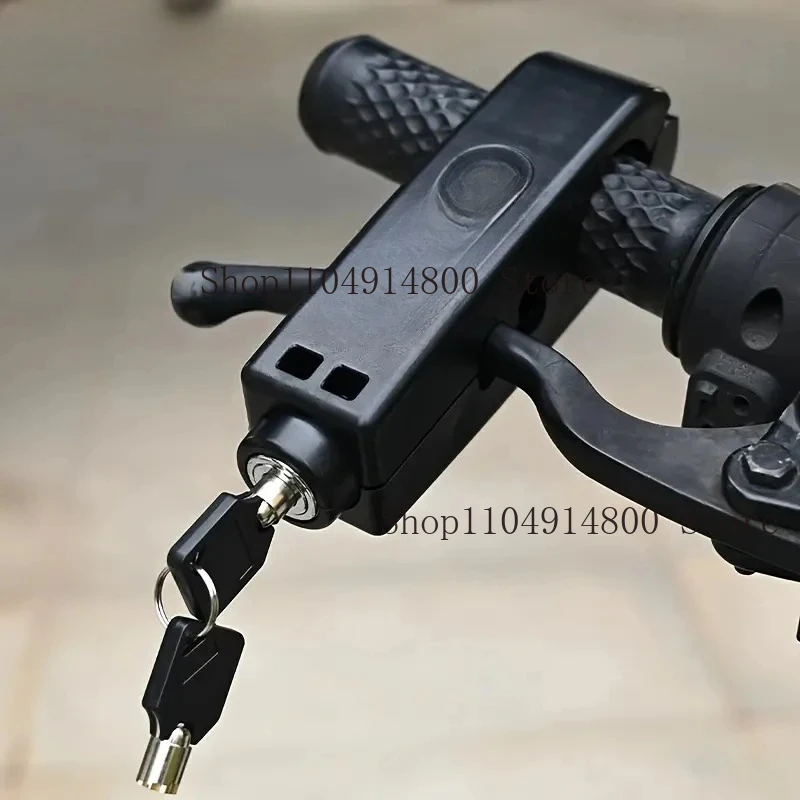 AliExpress Bike Anti-Theft Lock Electric Bicycle Brake Handlebar Grip Lock Portable Prevent Theft Bike Motorcycle Locks Cycling Accessories