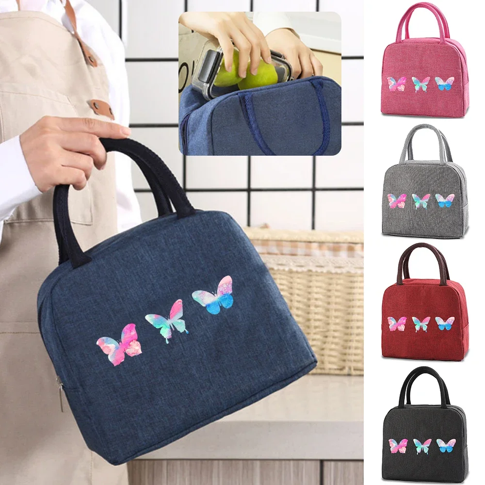 

Thermal Lunch Bag Women Portable Cooler Bag Lunch Box Bento Insulated Food for Picnic Refrigerated Lunch Bags for Office