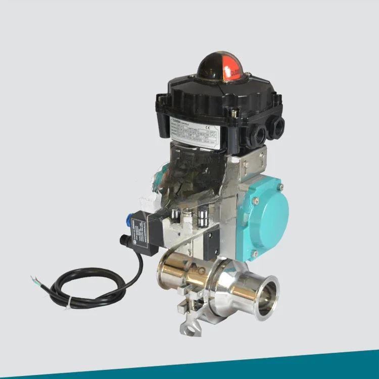 No retention pneumatic valve, special for tank bottom discharge, wear-resistant and easy to disassemble 38-50.5 clamp quick